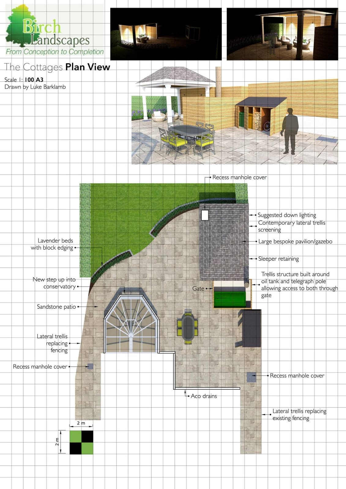 Paving plan in Milton Keynes