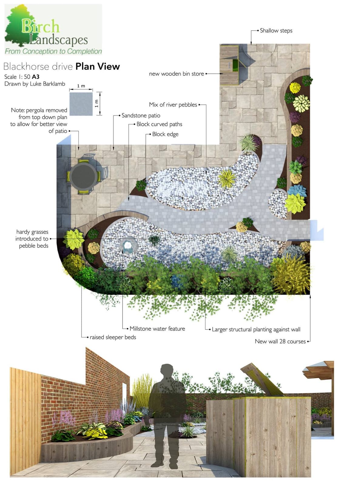 CAD Garden Design in Milton Keynes