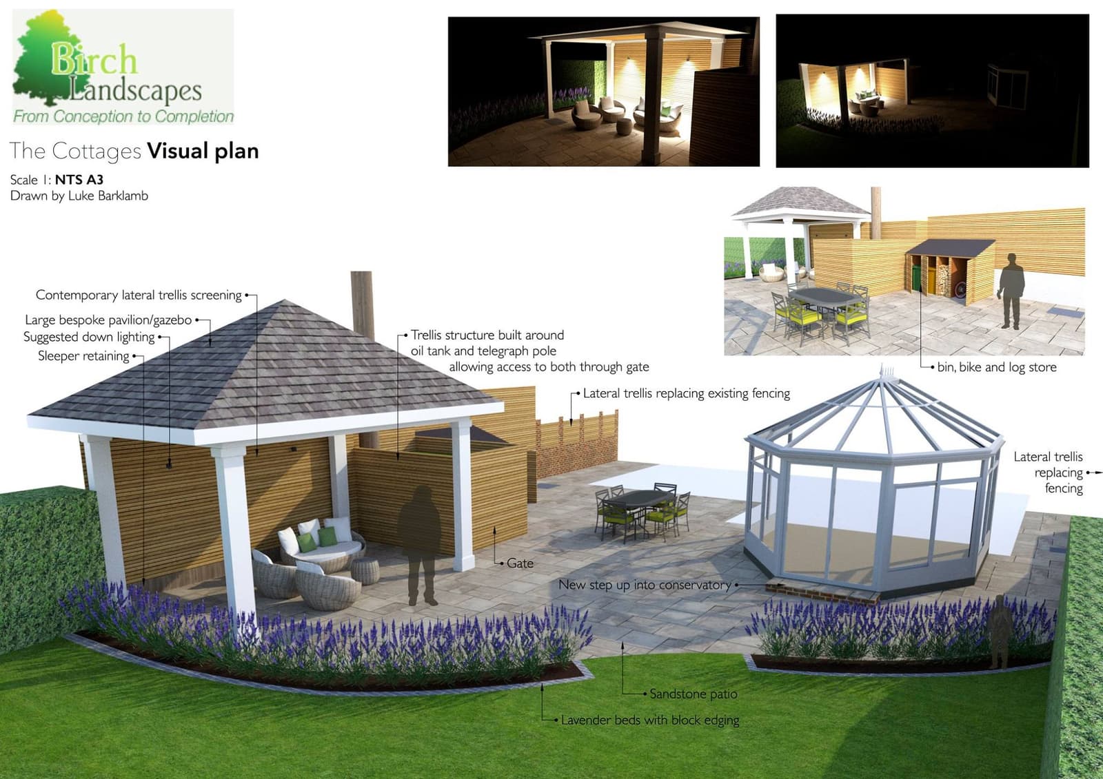 Outdoor garden design